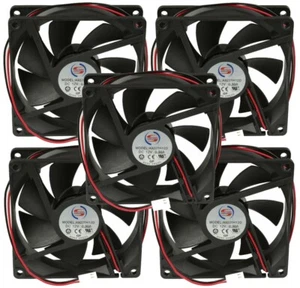 5-Pack 12v 92mm x 25mm Cooling Fans, Computer, Power Supply, Rack, Mining, Audio - Picture 1 of 1