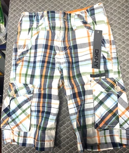 DKNY Cargo Shorts Boys 4  Adjustable Waist Hiking Camping Outdoor New with Tags - Picture 1 of 6