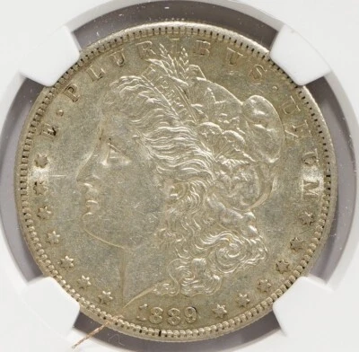 1889 S Morgan Dollar NGC AU-53 - Image 1 of 4