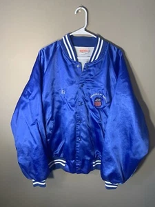 Unironically M Pacific Uni Jacke Letterman Jacke Vintage blau Größe Large - Bild 1 von 9