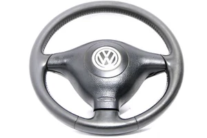 VW Golf 4 Bora Lenkrad 3 Speichen Leder Lederlenkrad 1J0419091AE - Bild 1 von 6