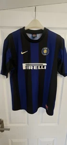Inter Milan 1999 Home Shirt USED Xl Boys - Picture 1 of 8