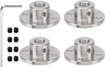 Set 4 pz raccordi flangiati raccordi albero 5/6/8/10 mm per motori fai da te modello RC - Immagine 1 di 4