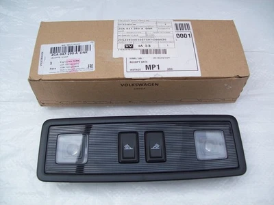 VW T-Cross BF C1 LED Interior Roof Rear Reading Light Genuine Black 2018 onward - Image 1 of 4