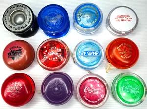 12 X Vintage Yo-Yo Collection-Rare Duncan, Life Savers , Challenger 2000, Rabbit - Picture 1 of 6