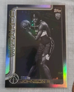 2025-26 Topps Basketball Black Friday Tre Johnson III Blackout Variation #206 - Bild 1 von 2