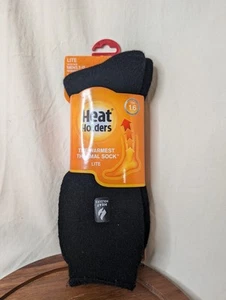 HEAT HOLDERS Lite Thermal Socks 1.6 TOG Black Mens 7-12NEW - Picture 1 of 4