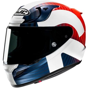 HJC RPHA 12 OTTIN Full Face Motorcycle Helmet Matte Blue Red - Picture 1 of 3
