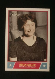 2025 Topps Heritage Notable Americans Helen Keller NS-37 - Bild 1 von 2