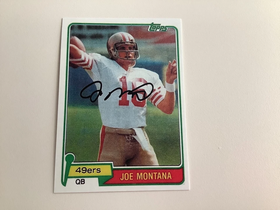 Topps Joe Montana 1981 (leer por favor) Foto 1 de 2