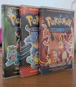 Pokémon Chronicles: Volumes 1-3 DVD (2005) Animation Kids Region 2 UK Free P&P - Imagen 1 de 3
