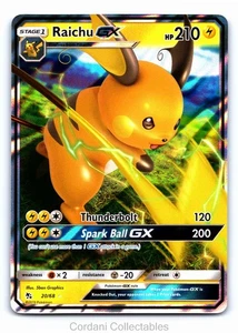Raichu GX 20/68 - Hidden Fates - Pokemon Card - Near Mint - Foto 1 di 2