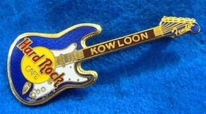 GUITARRA CLÁSICA KOWLOON CHINA AZUL FATBOY FENDER STRATOCASTER Hard Rock Café PIN - Imagen 1 de 1