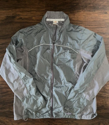 Merrell Gray Lightweight Pullover Windbreaker Water Repellent Jacket Large L - Image 1 of 3