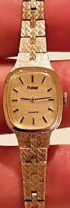 Reloj de pulsera vintage para mujer Pulsar modelo Y432-5120 elegante plateado delgado y pequeño - Imagen 1 de 8