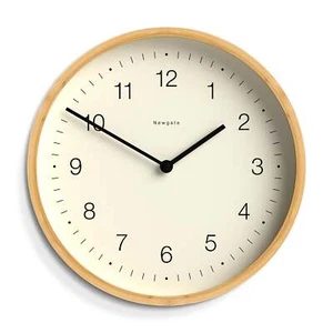 Newgate Bali Bamboo Wall Clock, Mongoose Dial, 30cm - Picture 1 of 4