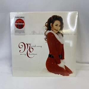 Mariah Carey Merry Christmas Clear with White, Red and Green Splatter Record - Picture 1 of 4