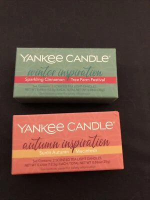 YANKEE CANDLE  Autumn and Winter Scented Tea Lights - Image 1 of 4