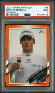 2021 Topps Chrome F1 George Russell #35 Orange /25 PSA 10 - Bild 1 von 2