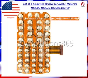 Lote de 5 Teclas Interruptor 48 Teclas para Symbol Motorola MC3000 MC3070 MC3090 MC3190 - Imagen 1 de 6