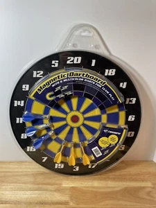 NEW-Triumph Magnetic Family Dartboard With 6 Colored Darts For Team Play - Picture 1 of 4