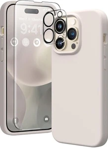 Funda Silicona Magsafe 2X Protector Pantalla y Cámara GONEZ para iPhone 14 Pro Max - Imagen 1 de 5