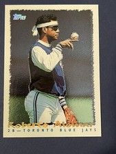 Roberto Alomar 1995 Topps Cyberstats #234 Toronto Blue Jays