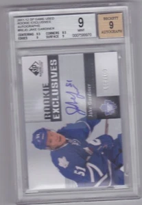2011/12 SP GA..JAKE GARDINER..ROOKIE EXCLUSIVES AUTO../100..BGS 9..MAPLE LEAFS - Picture 1 of 2