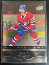 Cole Caufield 2021-22 Upper Deck Extended Black Diamond 3 Star SP RC #BD40