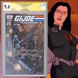 CGC 9.6 SS GI Joe Special Missions #1 Variant signed Morgan Lofting Baroness - Picture 1 of 2