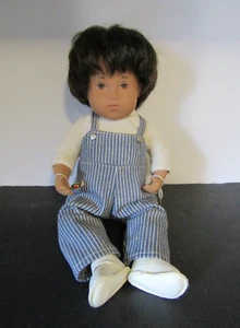 Vtg 12" SASHA BABY Original Denim Playsuit Shoes #510 Trenton - Picture 1 of 13