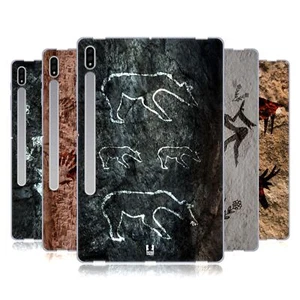 HEAD CASE DESIGNS CAVE PAINTINGS SOFT GEL CASE FOR SAMSUNG TABLETS 1 - Picture 1 of 17