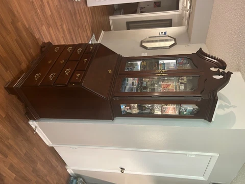 vintage secretary desk, great conditin. kept well preserved, no visible damage Cover