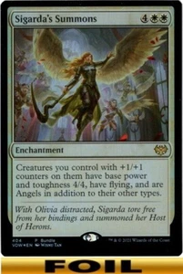 1x - Sigarda's Summons - FOIL - Unique and Miscellaneous Promos - NM MTG - Picture 1 of 1