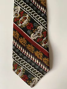 Thai Silk Retro Mens Necktie Handmade - Picture 1 of 6