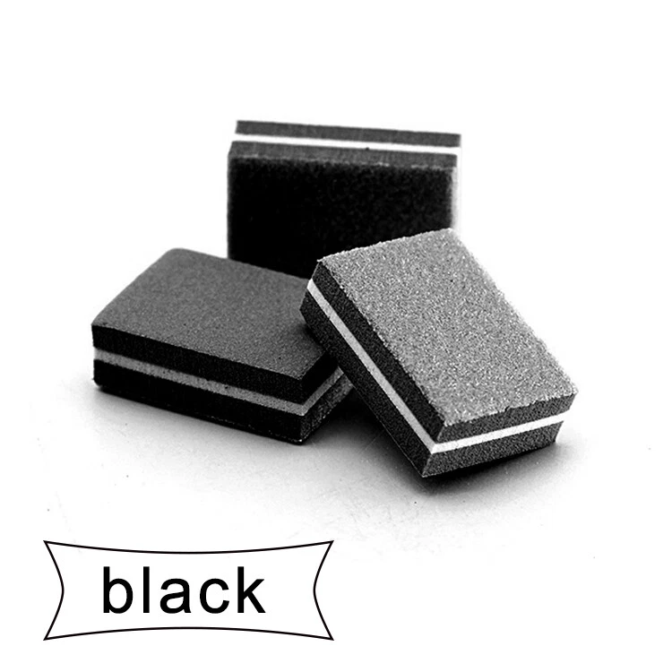 50 limas de bloque tampón de uñas acrílico pedicura lijado manicura arte en uñas arco iris Foto 1 de 4