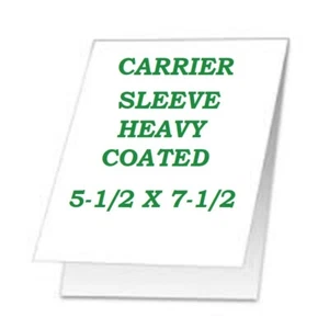 Laminating Carrier Sleeve For Laminator Pouches 2 PK 5-1/2 x 7-1/2 Coated, Heavy - Picture 1 of 1