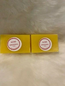 2 jabones originales para el acné. Tratamiento y blanqueamiento. VENDEDOR DE EE. UU. - Imagen 1 de 1