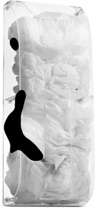 Plastic Bag Holder | Durable Acrylic Wall Mount Kitchen Grocery Bag Storage,, - Picture 1 of 12