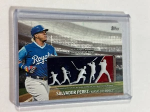 2018 Topps Players Weekend Logo Patch Card #PWP-SP SALVADOR PEREZ - Picture 1 of 2