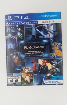 Brand New ✹ PLAYSTATION VR DEMO DISC 2.0 ✹ Playstation 4 PS4 Game ✹ Rez Moss ETC - Image 1 of 3