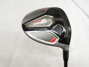 Used TaylorMade M6 15* 3 Wood Atmos 5-R Regular Graphite M 6 M-6 +HC - Picture 1 of 9