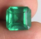 Octagon Colombian Emerald Jewelry Making Gems Natural 4.60 Ct Certified B88089