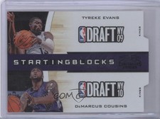 2010-11 Playoff Contenders Patches Black Die-Cut /49 Tyreke Evans #1 Rookie RC