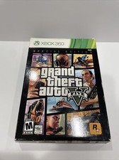 Grand Theft Auto Five 5 V Collectors Edition Steelbook Xbox 36O Complete Sleeve