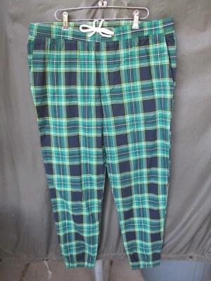 NWoT ELWOOD Green Flannel Tartan Pajama Pants, size 38, 39x29 inches - Image 1 of 4
