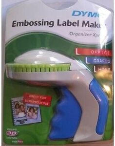 Dymo Tapewriter Organiser Xpress Embossing Label Maker 12965