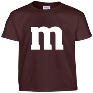 M & M Youth Halloween Costume M and M Boys Girls Kids Tee T Shirt - Picture 1 of 23