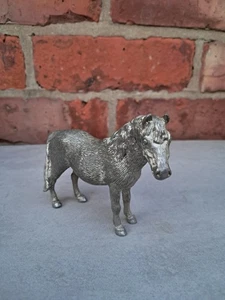 Vintage genuine English pewter horse / pony figure sculpture - Picture 1 of 6