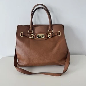 Bolso de mano Michael Kors grande de cuero Hamilton East West retirado - Imagen 1 de 13